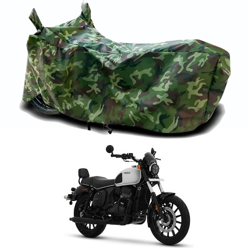     			Gali Bazar Bike Body Cover for Yezdi Roadster Sin (Pack of 1 ) , Jungle