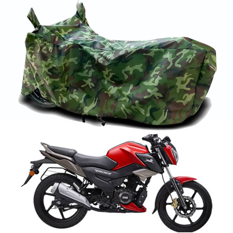 Gali Bazar Bike Body Cover for TVS Raider Drum (Pack of 1 ) , Jungle Gali Bazar Bike Body Cover for TVS Raider Drum (Pack of 1 ) , Jungle