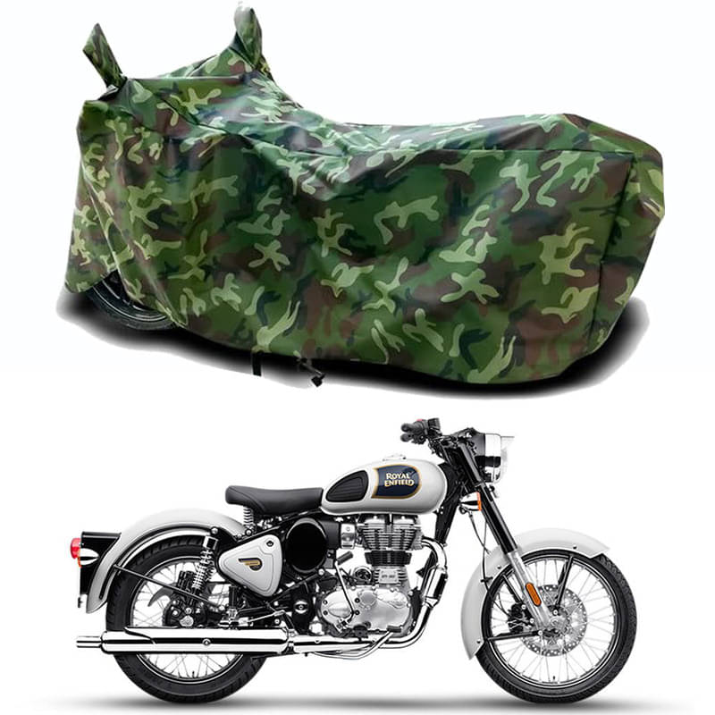     			Gali Bazar Bike Body Cover for Royal Enfield ( Pack of 1 ) , Jungle