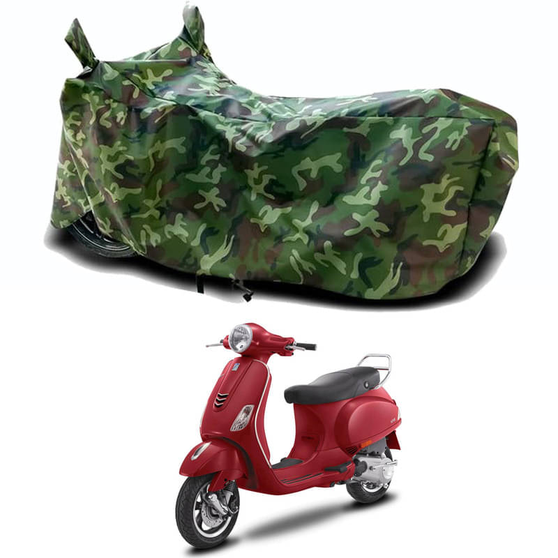 Gali Bazar Bike Body Cover for Vespa SXL 125 (Pack of 1 ) , Jungle Gali Bazar Bike Body Cover for Vespa SXL 125 (Pack of 1 ) , Jungle