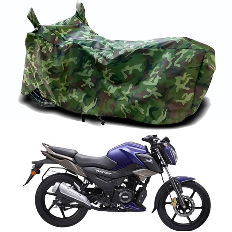 Gali Bazar Bike Body Cover for TVS Raider Disc (Pack of 1 ) , Jungle Gali Bazar Bike Body Cover for TVS Raider Disc (Pack of 1 ) , Jungle