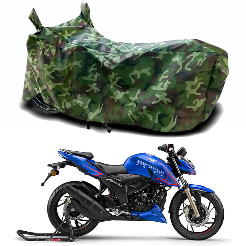 Gali Bazar Bike Body Cover for TVS Apache RTR 180 (Pack of 1 ) , Jungle Gali Bazar Bike Body Cover for TVS Apache RTR 180 (Pack of 1 ) , Jungle