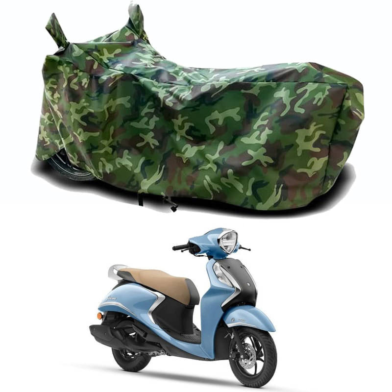 Gali Bazar Bike Body Cover for Yamaha Fascino 125 Hybrid (Pack of 1 ) , Jungle Gali Bazar Bike Body Cover for Yamaha Fascino 125 Hybrid (Pack of 1 ) , Jungle