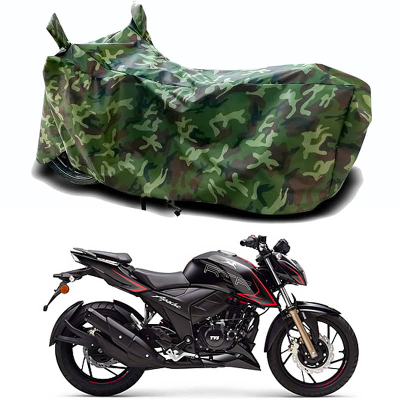Gali Bazar Bike Body Cover for TVS Apache RTR 200 4V ABS (Pack of 1 ) , Jungle Gali Bazar Bike Body Cover for TVS Apache RTR 200 4V ABS (Pack of 1 ) , Jungle