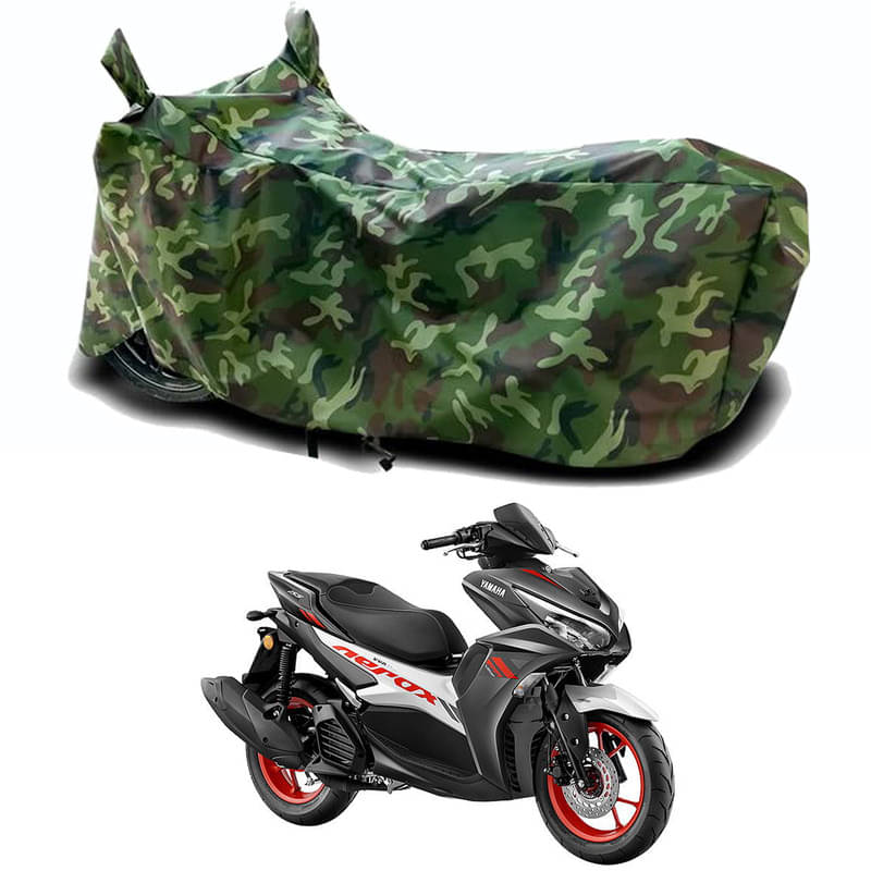 Gali Bazar Bike Body Cover for Yamaha Aerox 155 MotoGP (Pack of 1 ) , Jungle Gali Bazar Bike Body Cover for Yamaha Aerox 155 MotoGP (Pack of 1 ) , Jungle