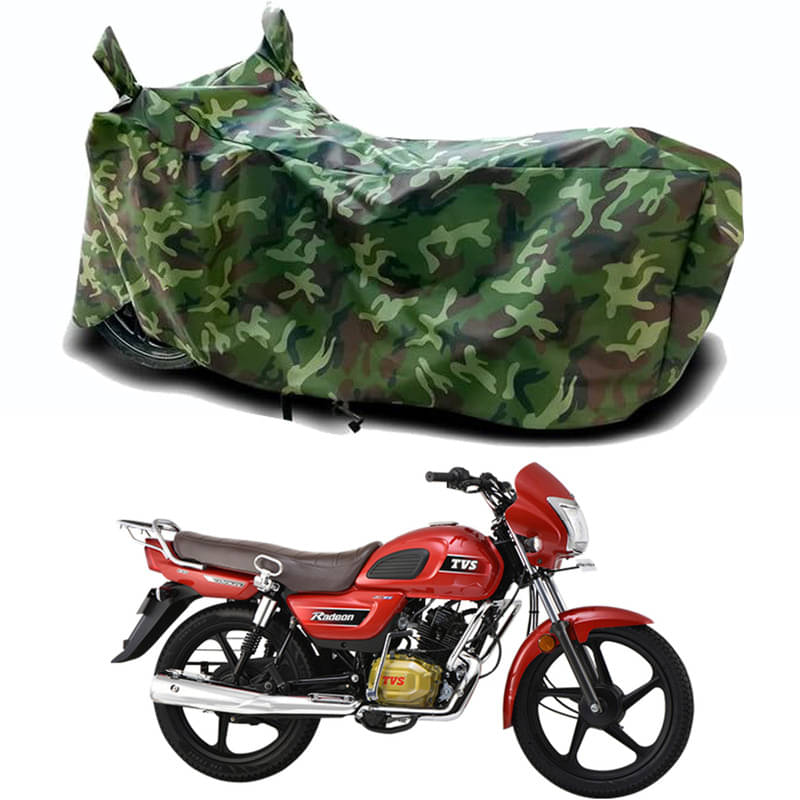 Gali Bazar Bike Body Cover for TVS Radeon (Pack of 1 ) , Jungle Gali Bazar Bike Body Cover for TVS Radeon (Pack of 1 ) , Jungle