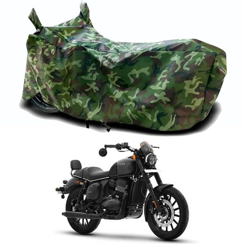     			Gali Bazar Bike Body Cover for Yezdi Roadster Gallant (Pack of 1 ) , Jungle