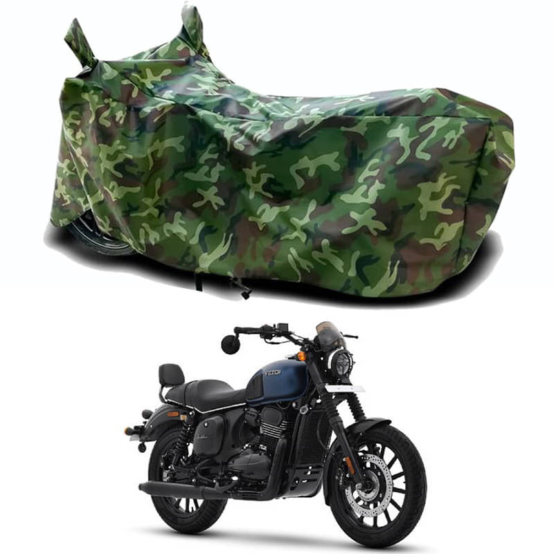     			Gali Bazar Bike Body Cover for Yezdi Roadster Steel (Pack of 1 ) , Jungle