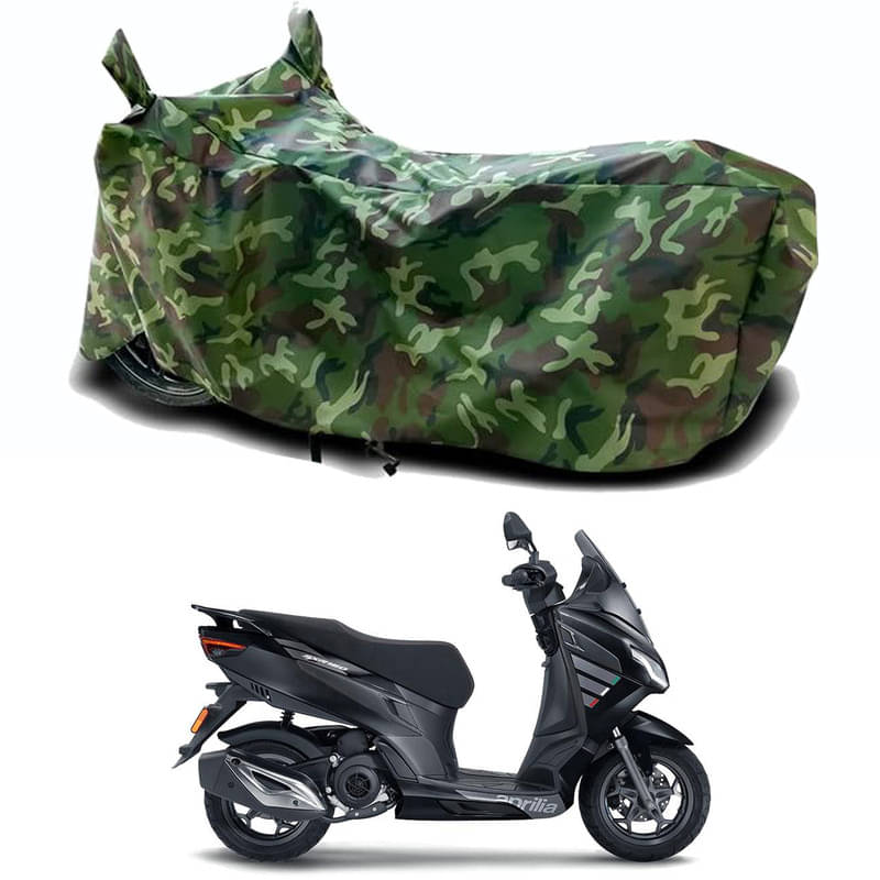 Gali Bazar Bike Body Cover for Aprilia SXR 160 (Pack of 1 ) , Jungle Gali Bazar Bike Body Cover for Aprilia SXR 160 (Pack of 1 ) , Jungle