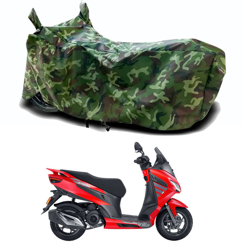 Gali Bazar Bike Body Cover for Aprilia SXR 160 STD (Pack of 1 ) , Jungle Gali Bazar Bike Body Cover for Aprilia SXR 160 STD (Pack of 1 ) , Jungle