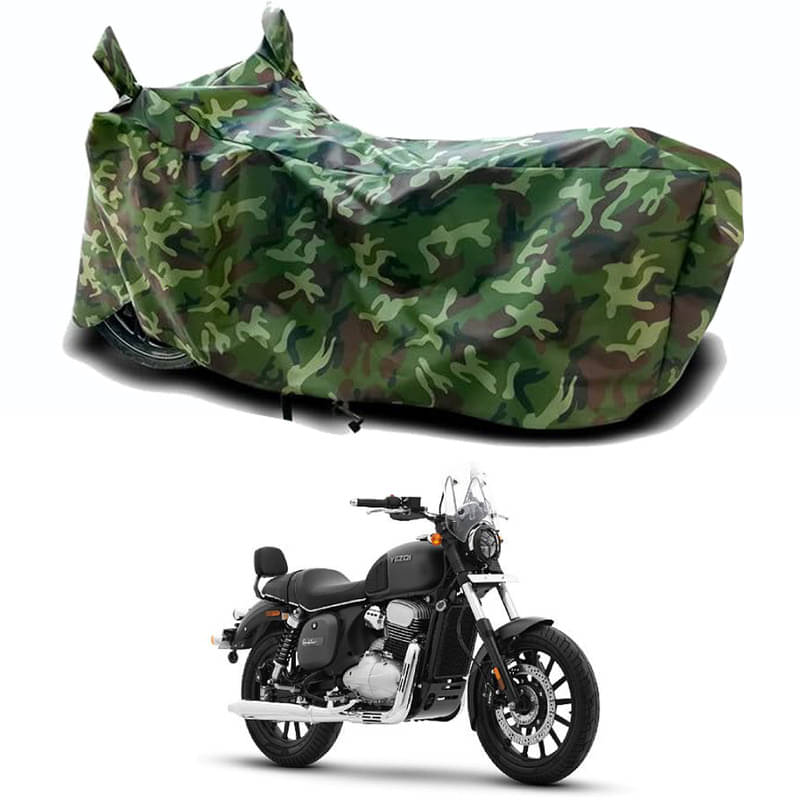     			Gali Bazar Bike Body Cover for Yezdi Roadster Smoke (Pack of 1 ) , Jungle