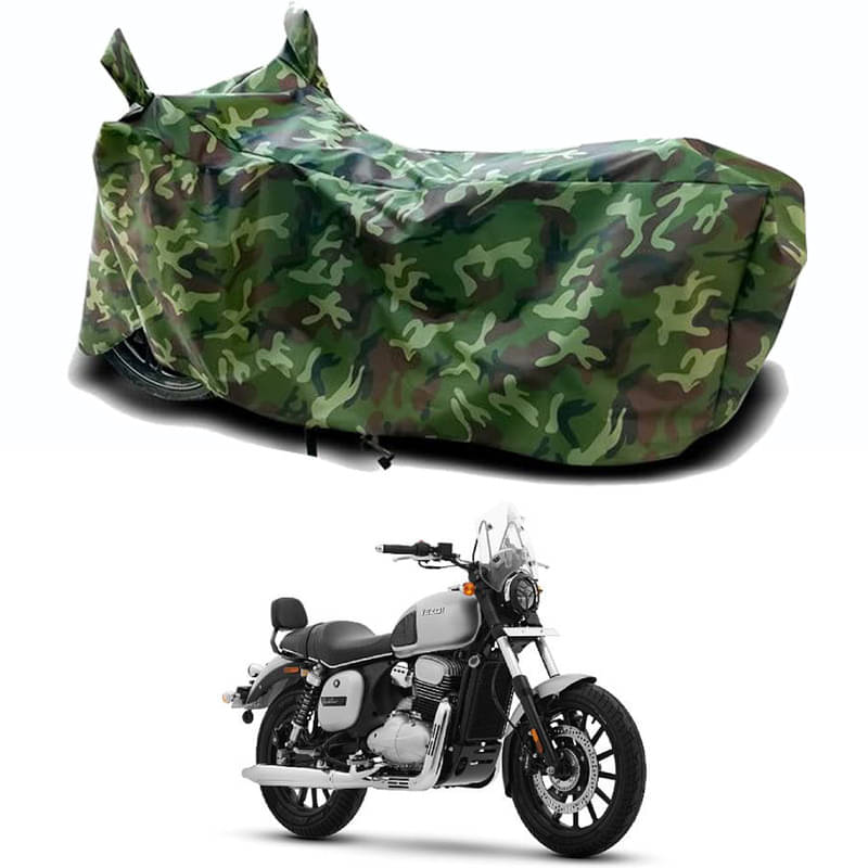     			Gali Bazar Bike Body Cover for Yezdi Roadster Glacial (Pack of 1 ) , Jungle