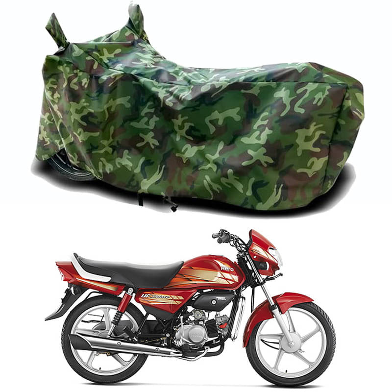 Gali Bazar Bike Body Cover for Hero HF Deluxe (Pack of 1 ) , Jungle Gali Bazar Bike Body Cover for Hero HF Deluxe (Pack of 1 ) , Jungle