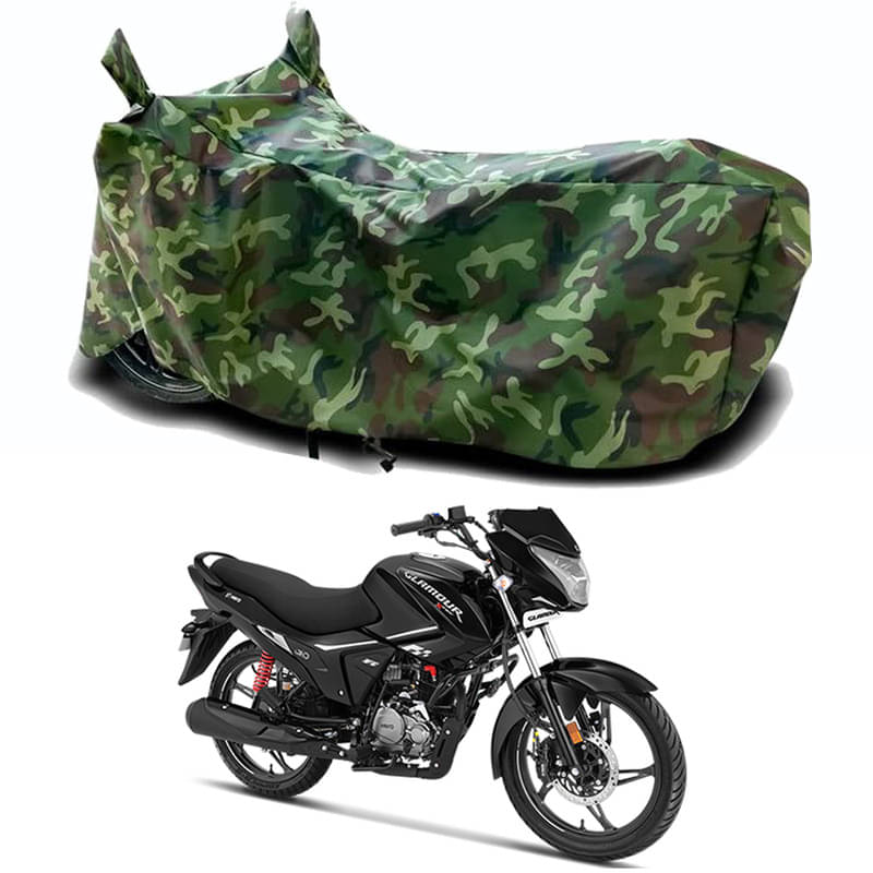     			Gali Bazar Bike Body Cover for Hero Glamour Xtec-New (Pack of 1 ) , Jungle