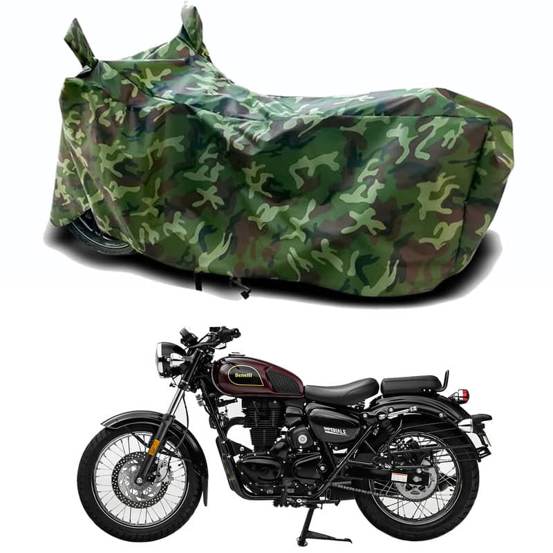     			Gali Bazar Bike Body Cover for Benelli Imperiale 400 (Pack of 1 ) , Jungle