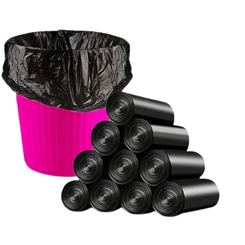     			Garbage Bag 10 Pack of 300 Bag Garbage Bags | Medium | 19 X 21 Inches | For Dry & Wet Waste | Black