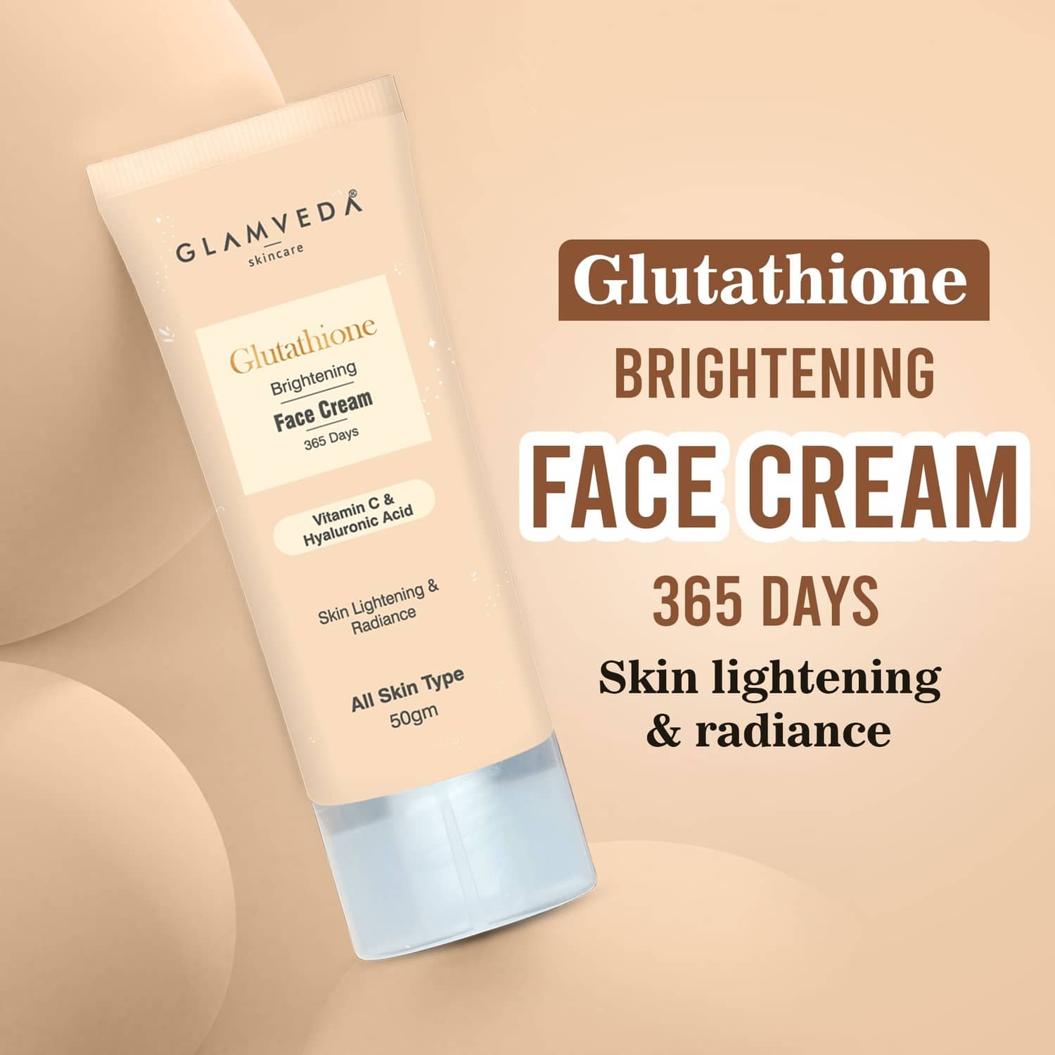 Glamveda Day Cream All Skin Type Vitamin C ( 50 gm )