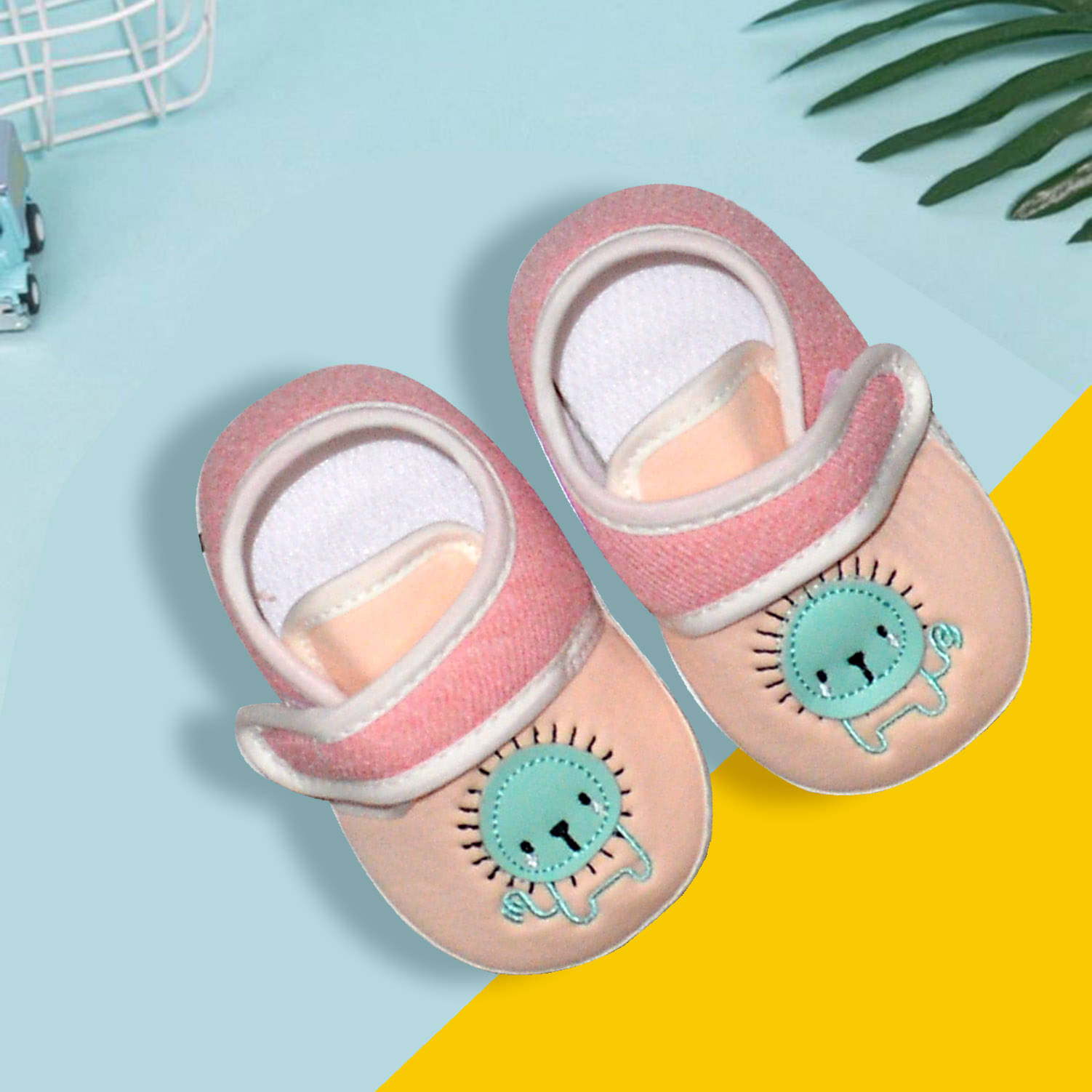 HONOR YOUR HOME - Peach Booties For Baby Boy & Baby Girl 3-6 Months ( Pack of 1 )     			HONOR YOUR HOME - Peach Booties For Baby Boy & Baby Girl 3-6 Months ( Pack of 1 )