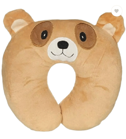    			KALRA MAGIC Beige Cotton Neck supporter (Horse-shoe) Baby Pillow