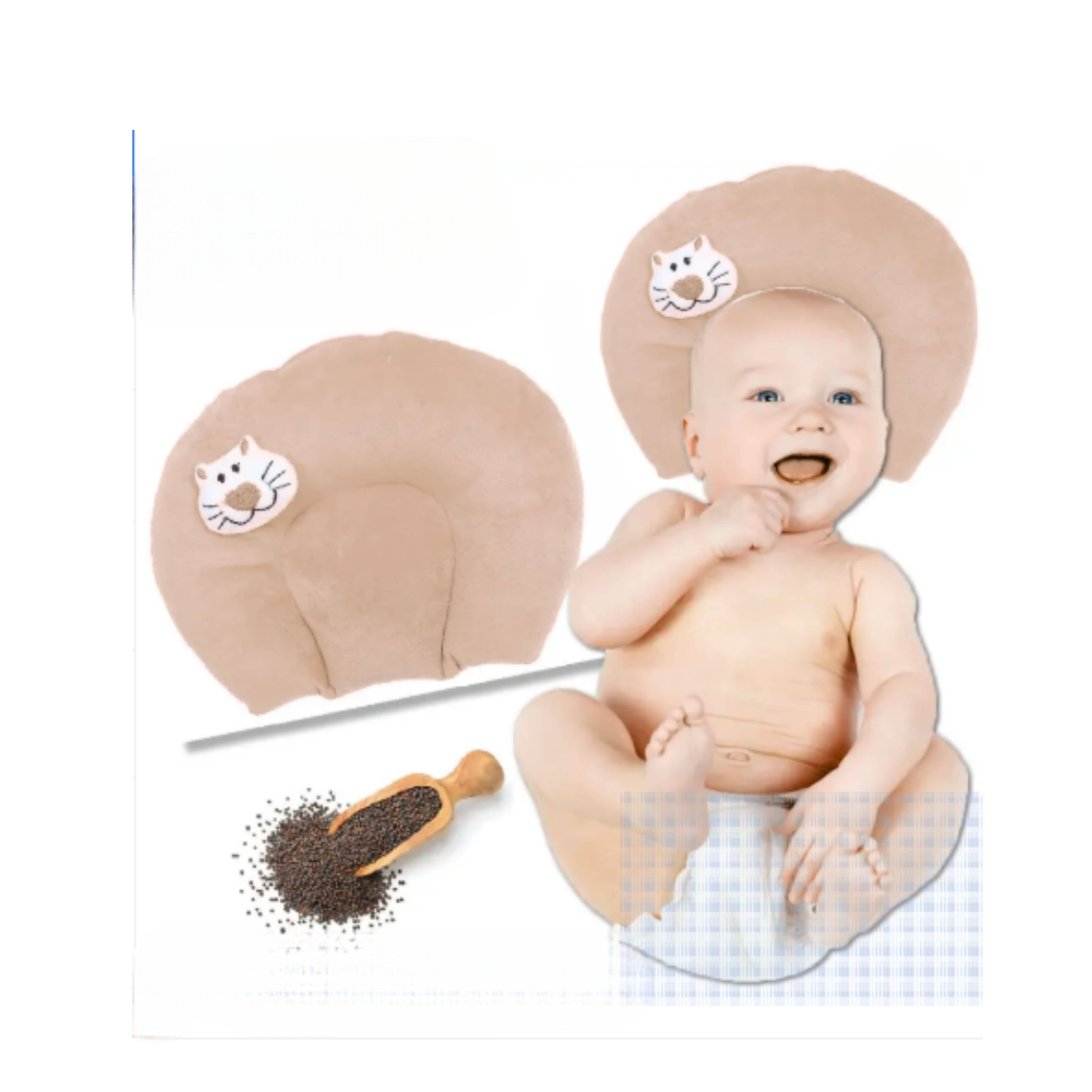 KALRA MAGIC Off-White Cotton Neck supporter (Horse-shoe) Baby Pillow     			KALRA MAGIC Off-White Cotton Neck supporter (Horse-shoe) Baby Pillow