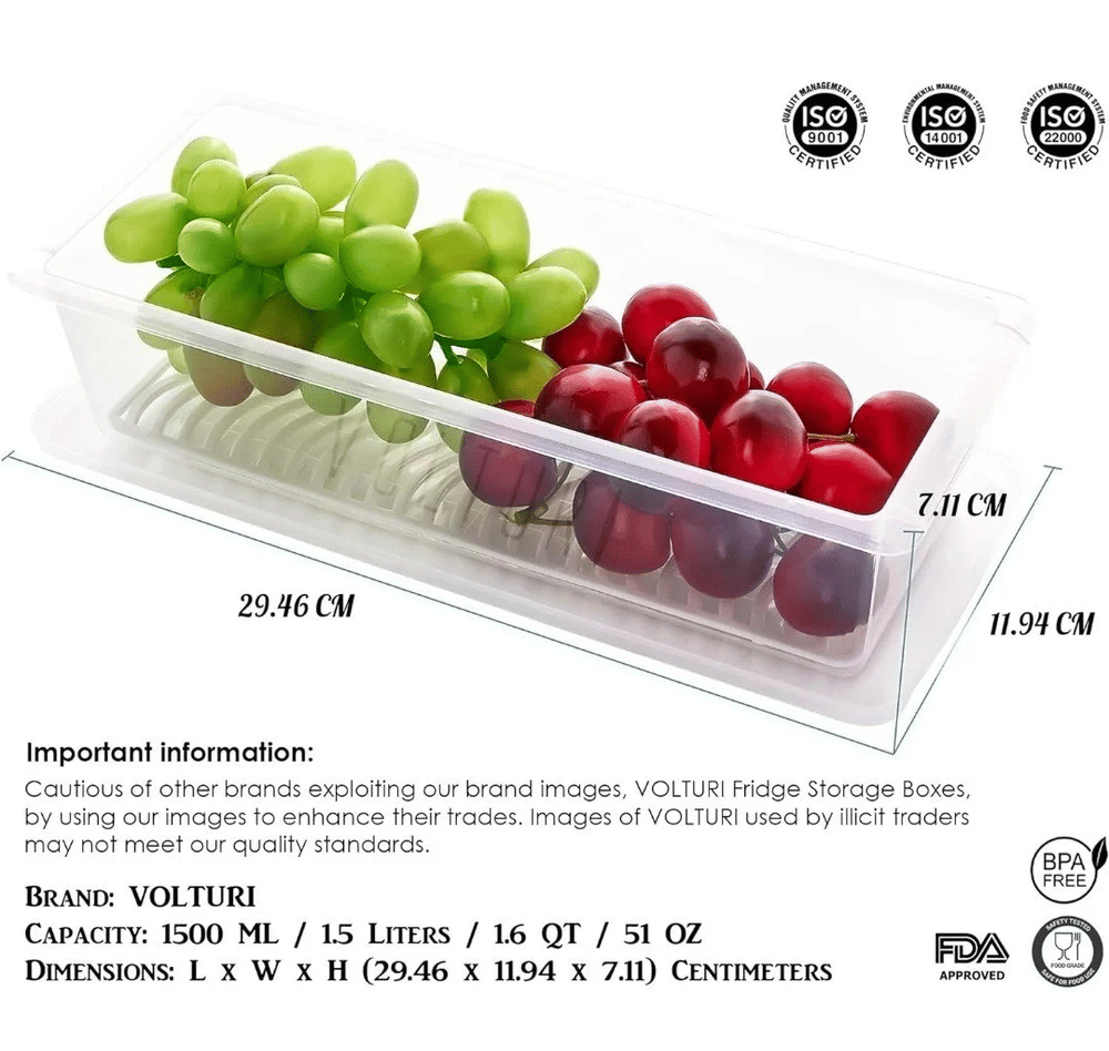     			Kalash Enterprise Fridge Container Plastic Transparent Multi-Purpose Container ( Set of 10 )
