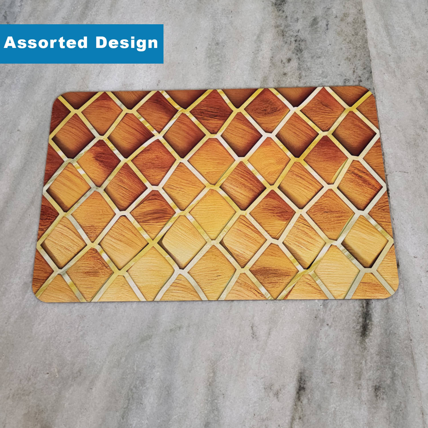 Luxurivo Home Assorted Rubber Rectangular Floor Mat ( Pack of 1 ) Luxurivo Home Assorted Rubber Rectangular Floor Mat ( Pack of 1 )