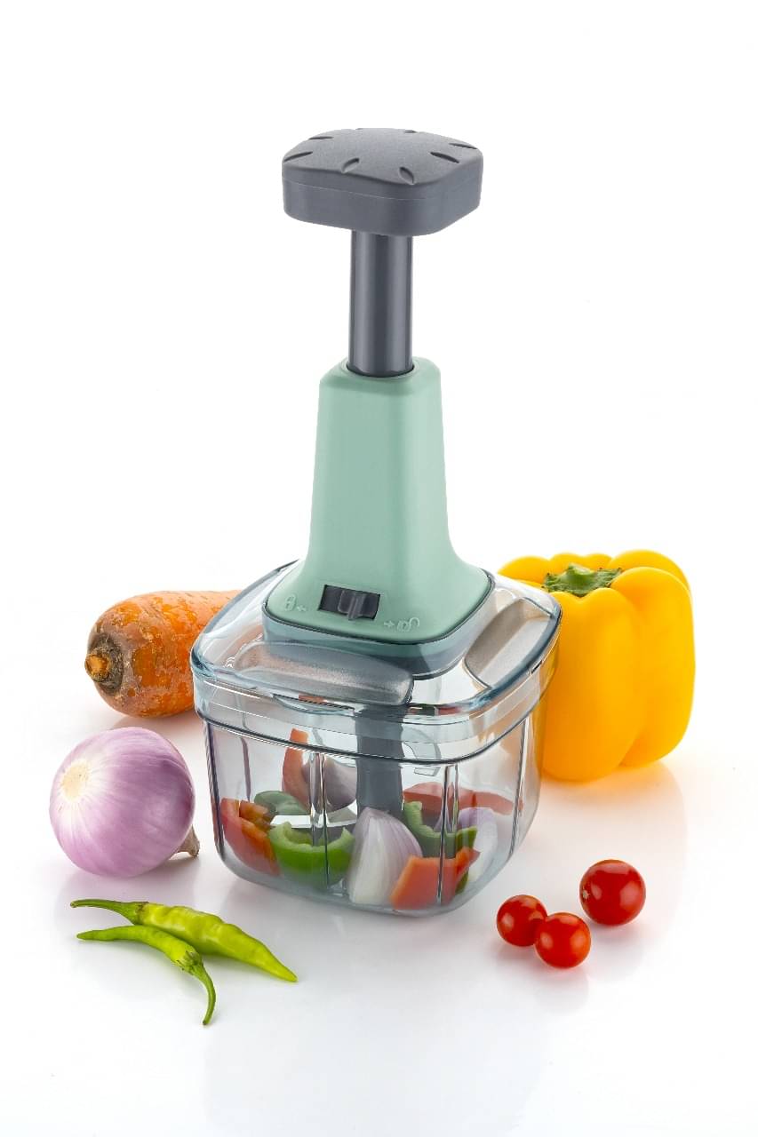     			Magicspoon Fruit & Vegetable Chopper with 4 Blades, 1000ml, Set of 1