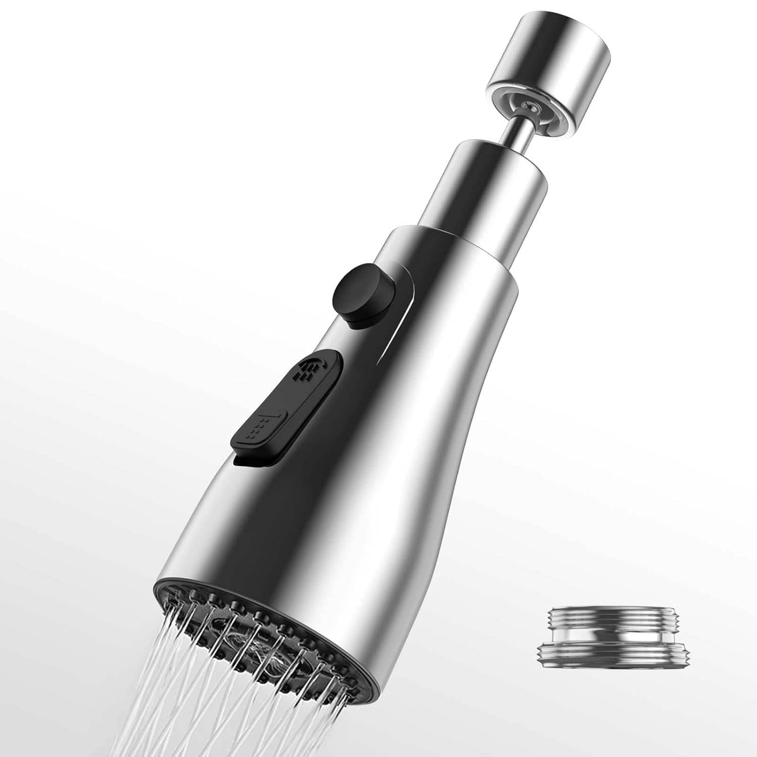     			Pull Down Spray Head for Kitchen Faucet, 3-Function Sink Spray Nozzle with Adapters, Faucet Head Replacement Compatible Use Upgrade Your Kitchen Sink with Flexible Tap (Faucet Water)