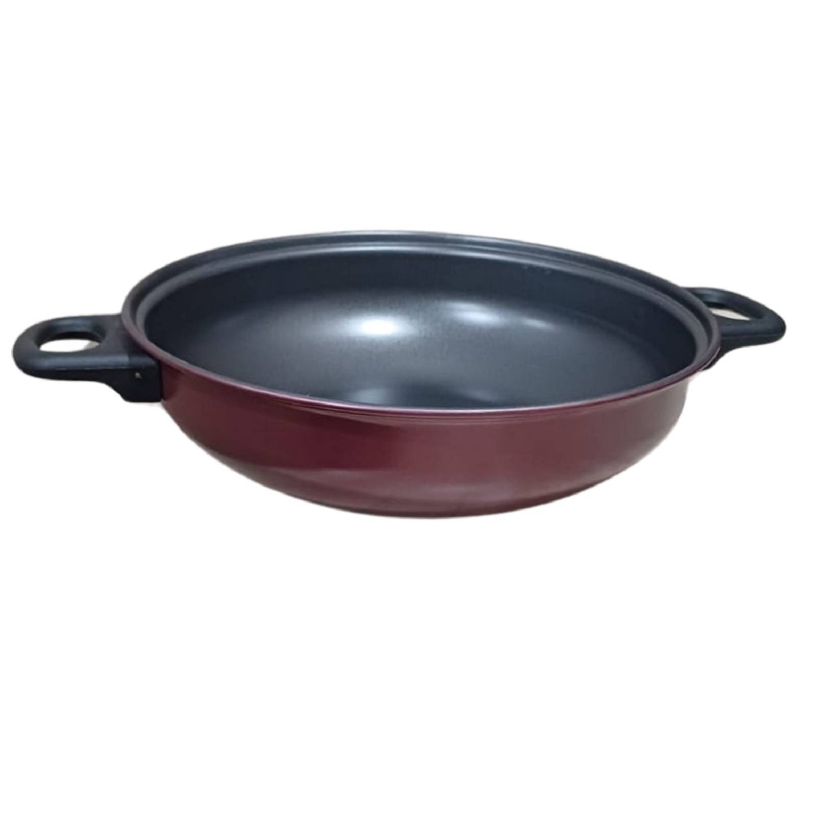 Shopeleven Non-Stick Aluminium Kadhai Heavy Bottom Bakelite Handle 3 mm Thickness 24 cm Diameter ( 1.5 L )     			Shopeleven Non-Stick Aluminium Kadhai Heavy Bottom Bakelite Handle 3 mm Thickness 24 cm Diameter ( 1.5 L )