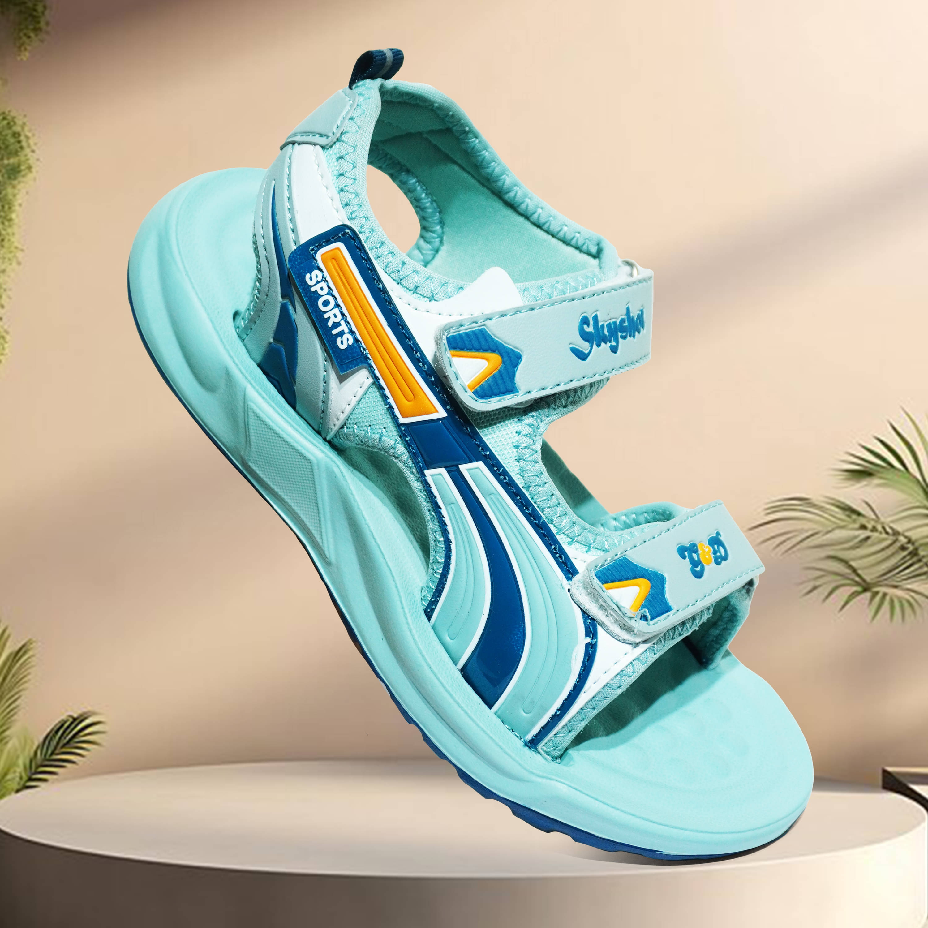 Skyshot Comfortable Outdoor Synthetic Leather Casual Sandal for Kids Skyshot Comfortable Outdoor Synthetic Leather Casual Sandal for Kids