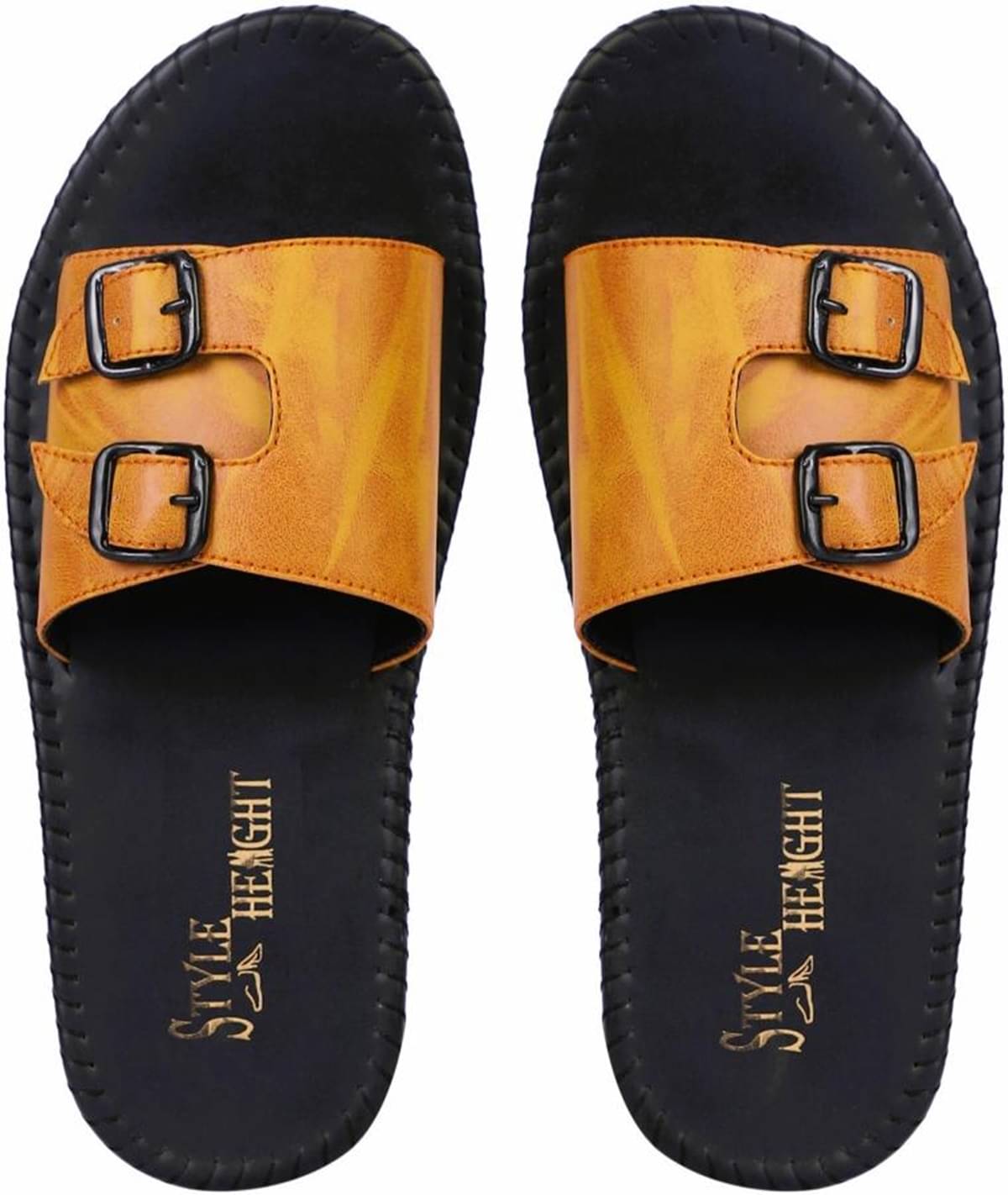     			Style Height Tan Men's Slide Flip Flop