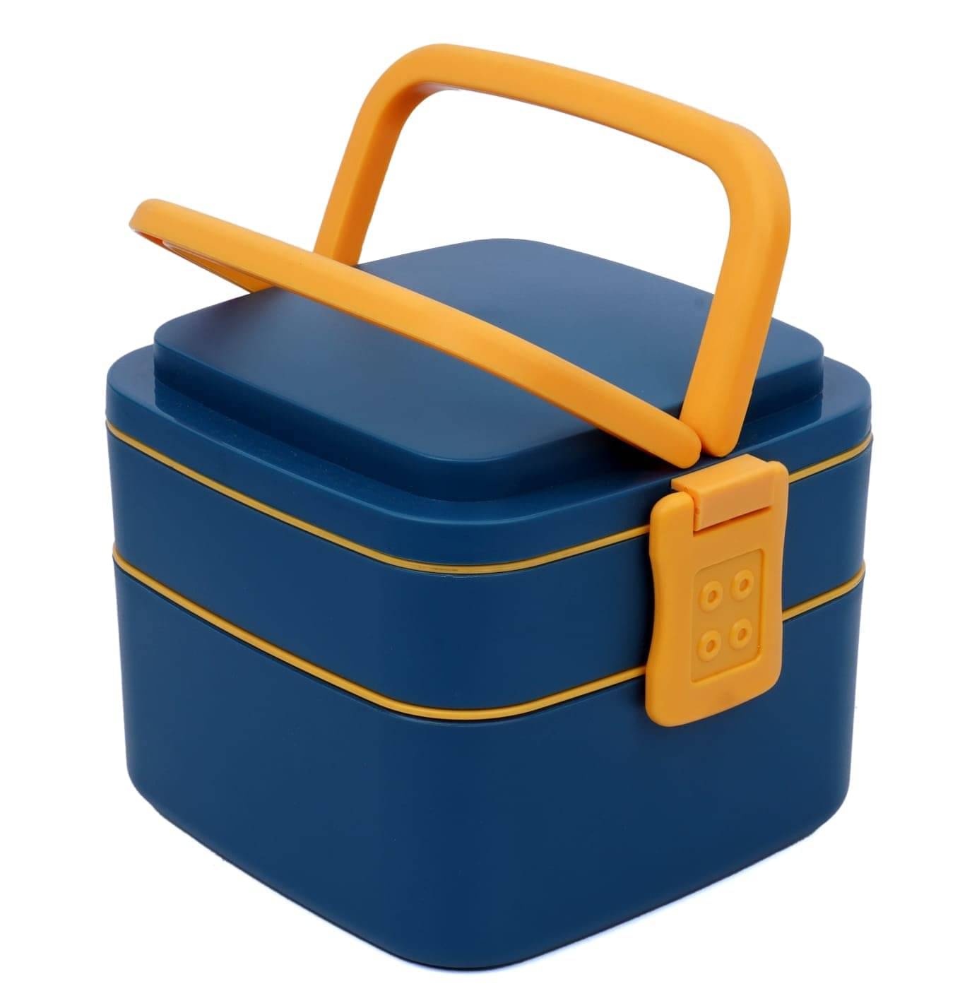 Swaraa Kitchenware Plastic Lunch Box 2 - Container ( Pack of 1 ) Swaraa Kitchenware Plastic Lunch Box 2 - Container ( Pack of 1 )