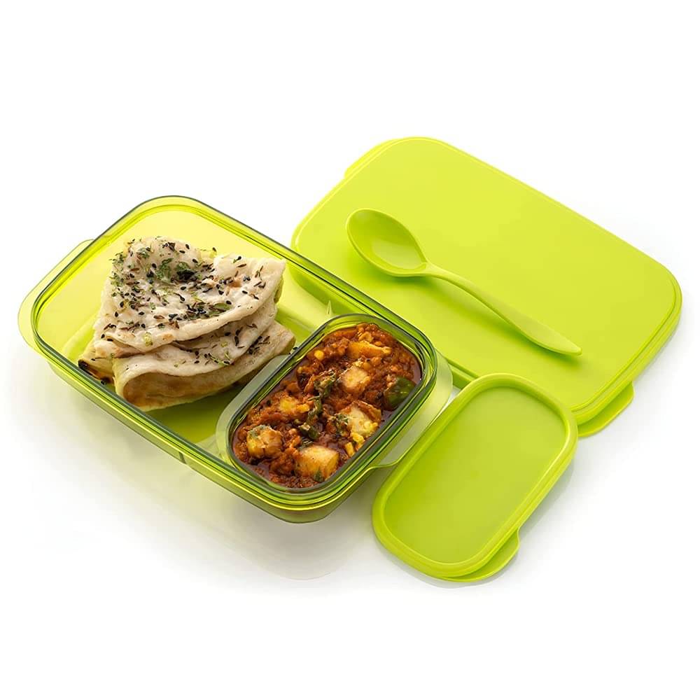     			Swaraa Kitchenware Plastic Lunch Box 2 - Container ( Pack of 1 )