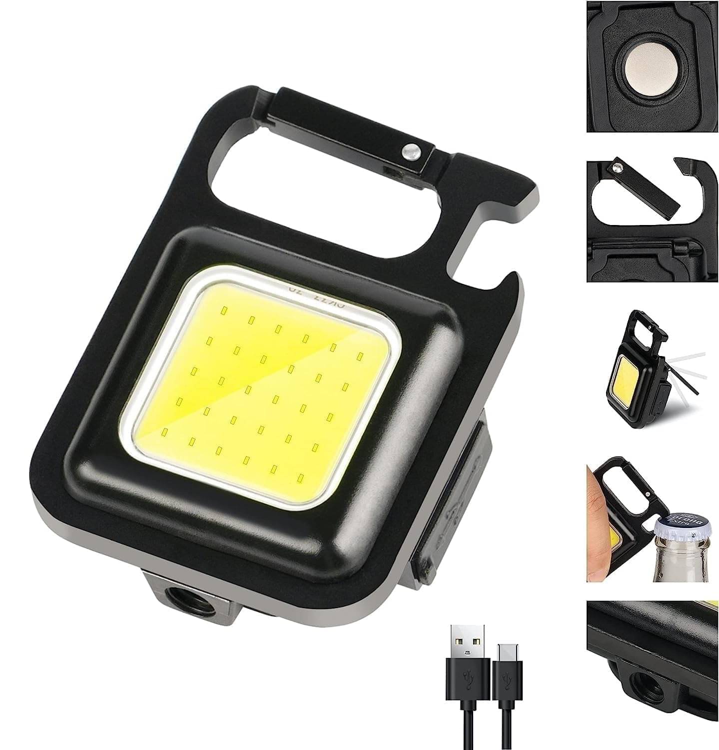    			TGS 3W Black Emergency Light ( Pack of 1 )