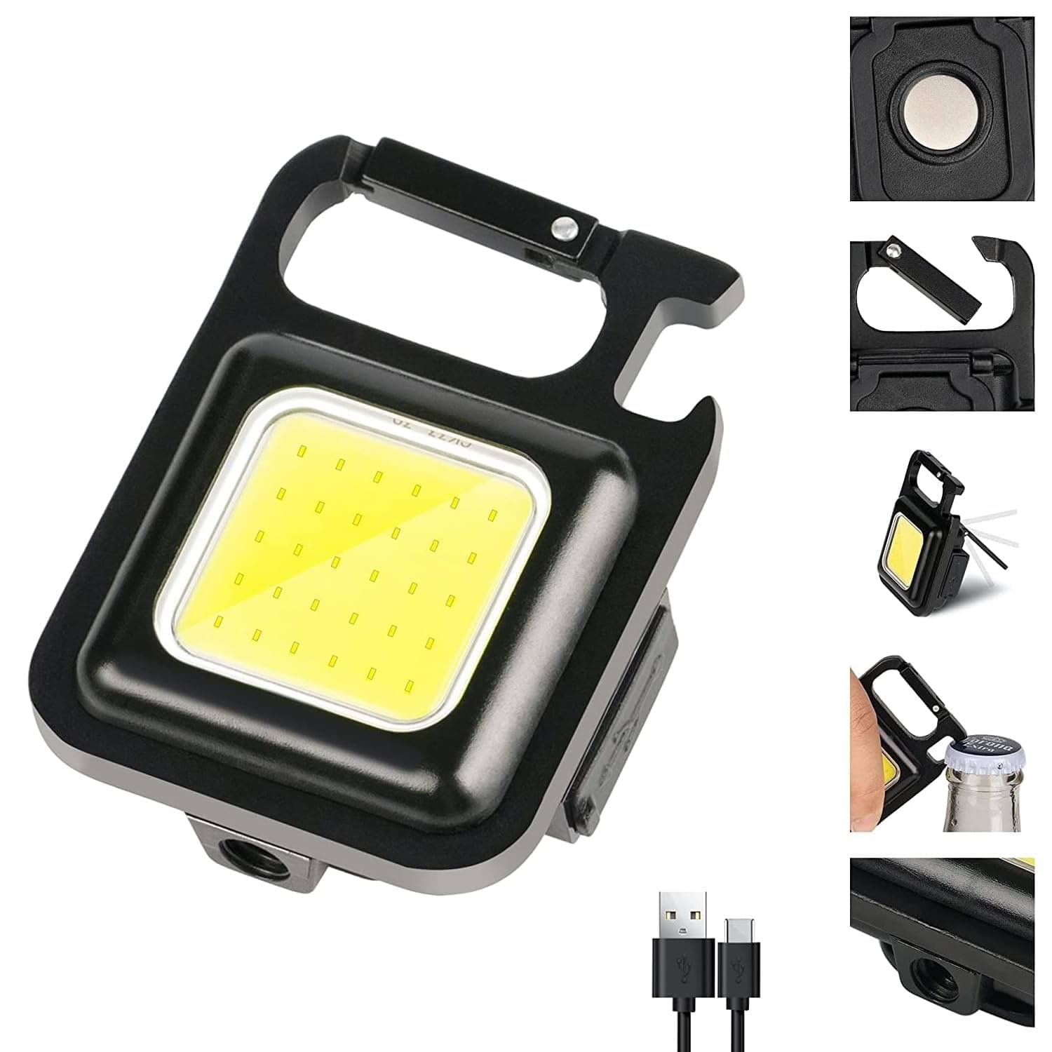     			TGS 3W Black Emergency Light ( Pack of 1 )