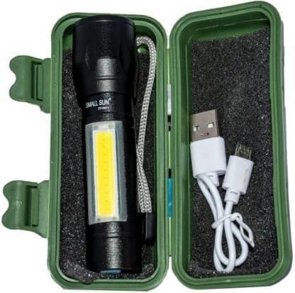     			TGS - 5W Rechargeable Flashlight Torch ( Pack of 1 )