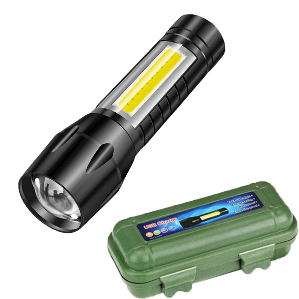     			TGS - 5W Rechargeable Flashlight Torch ( Pack of 1 )