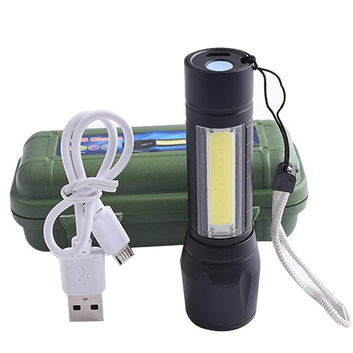     			TGS - 5W Rechargeable Flashlight Torch ( Pack of 1 )