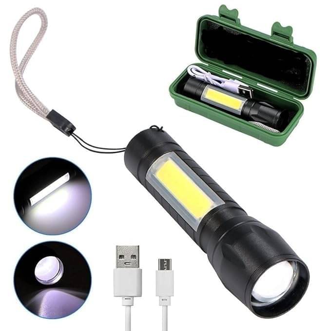     			TGS - 5W Rechargeable Flashlight Torch ( Pack of 1 )
