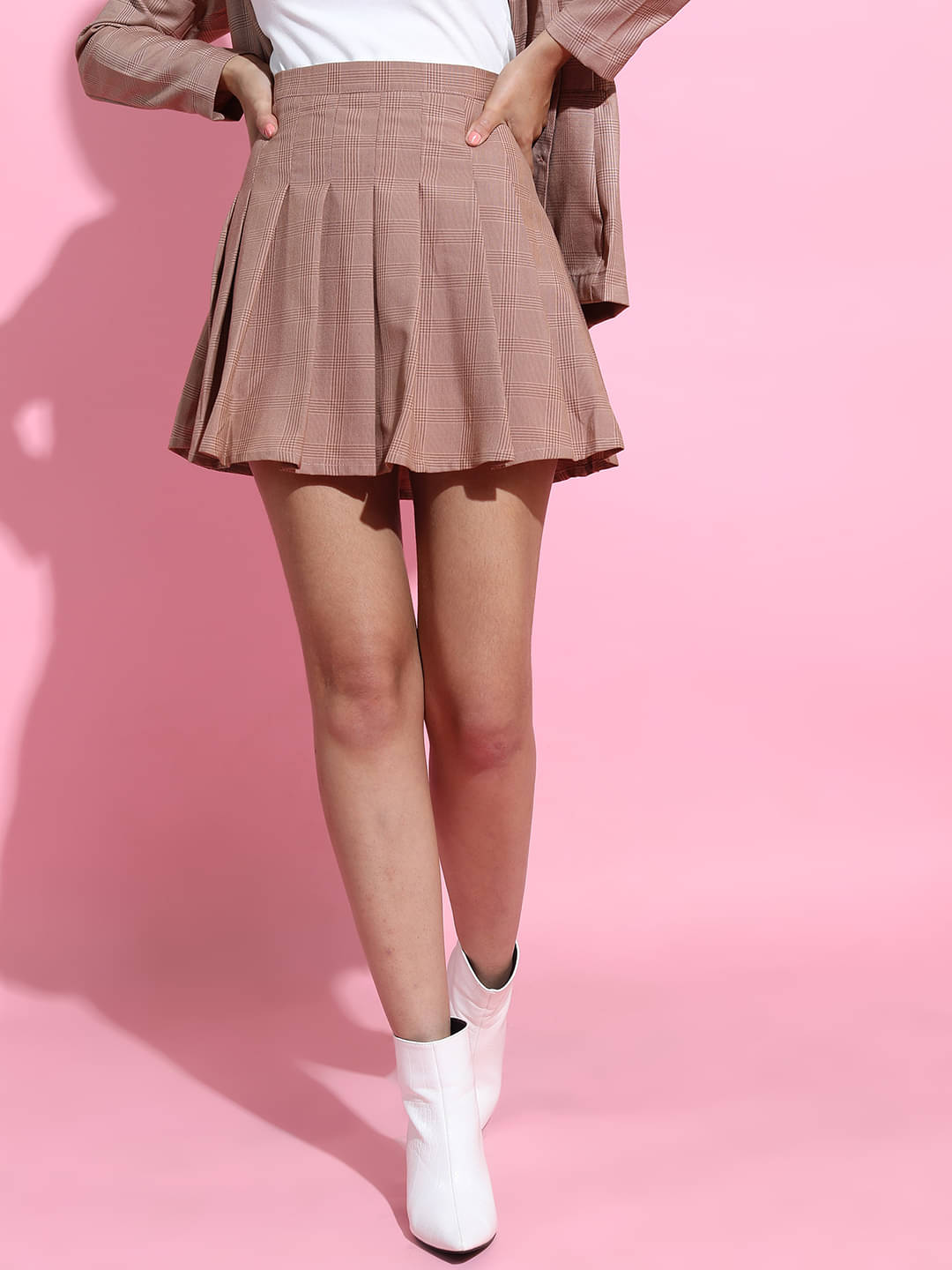     			Tokyo Talkies Pink Polyester Women's A-Line Skirt ( Pack of 1 )