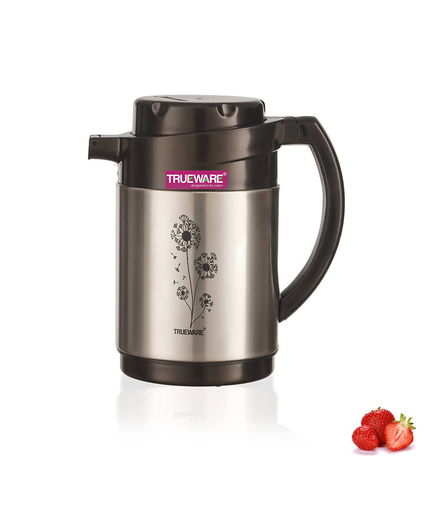 Trueware Ruff Tuff Thermoware Silver Steel Flask ( 750 ml )