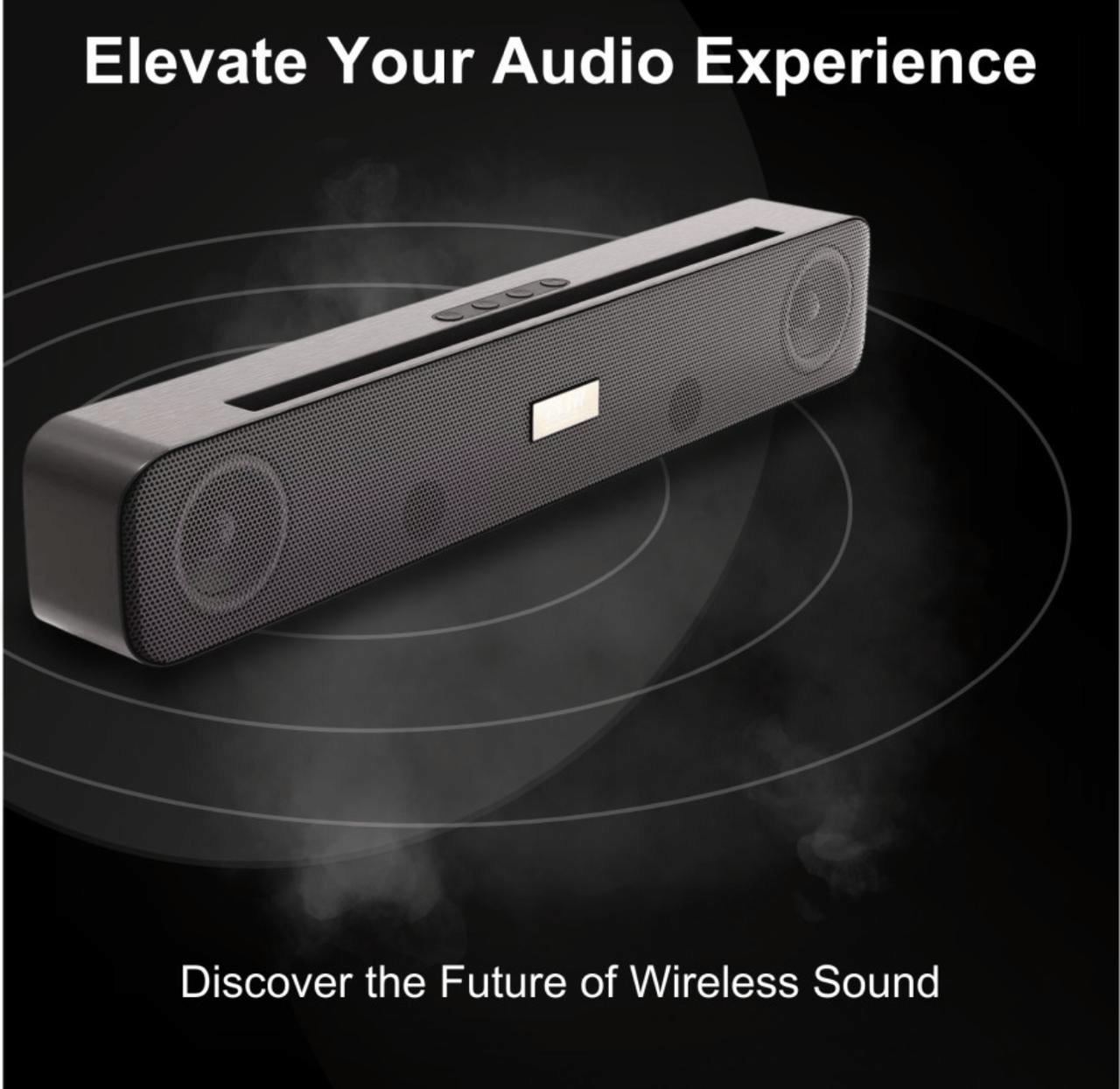     			V WORTEX LOVE BAR 25 W Bluetooth Speaker Bluetooth v5.0 with USB,SD card Slot,Aux Playback Time 5 hrs Black