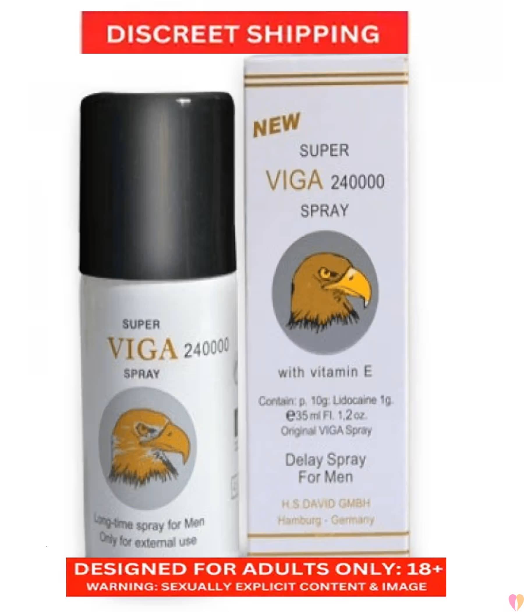 VIGA 240000 EXTRA STRONG DELAY SPRAY FOR MEN WITH VITAMIN E