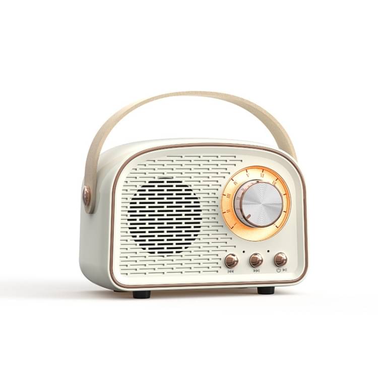     			Walrus WL-RETRO-16 3 W Bluetooth Speaker Bluetooth V 5.0 with USB,SD card Slot Playback Time 3 hrs Beige