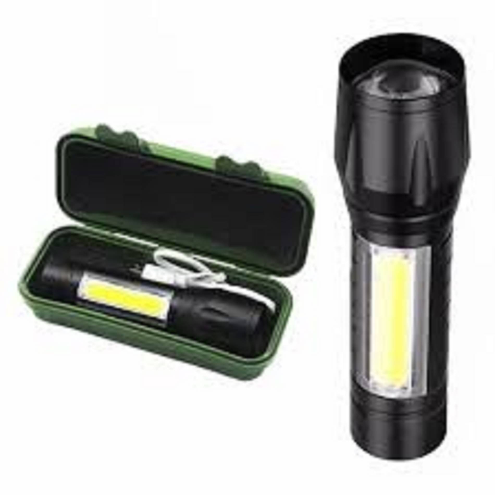     			YG - 5W Rechargeable Flashlight Torch ( Pack of 1 )