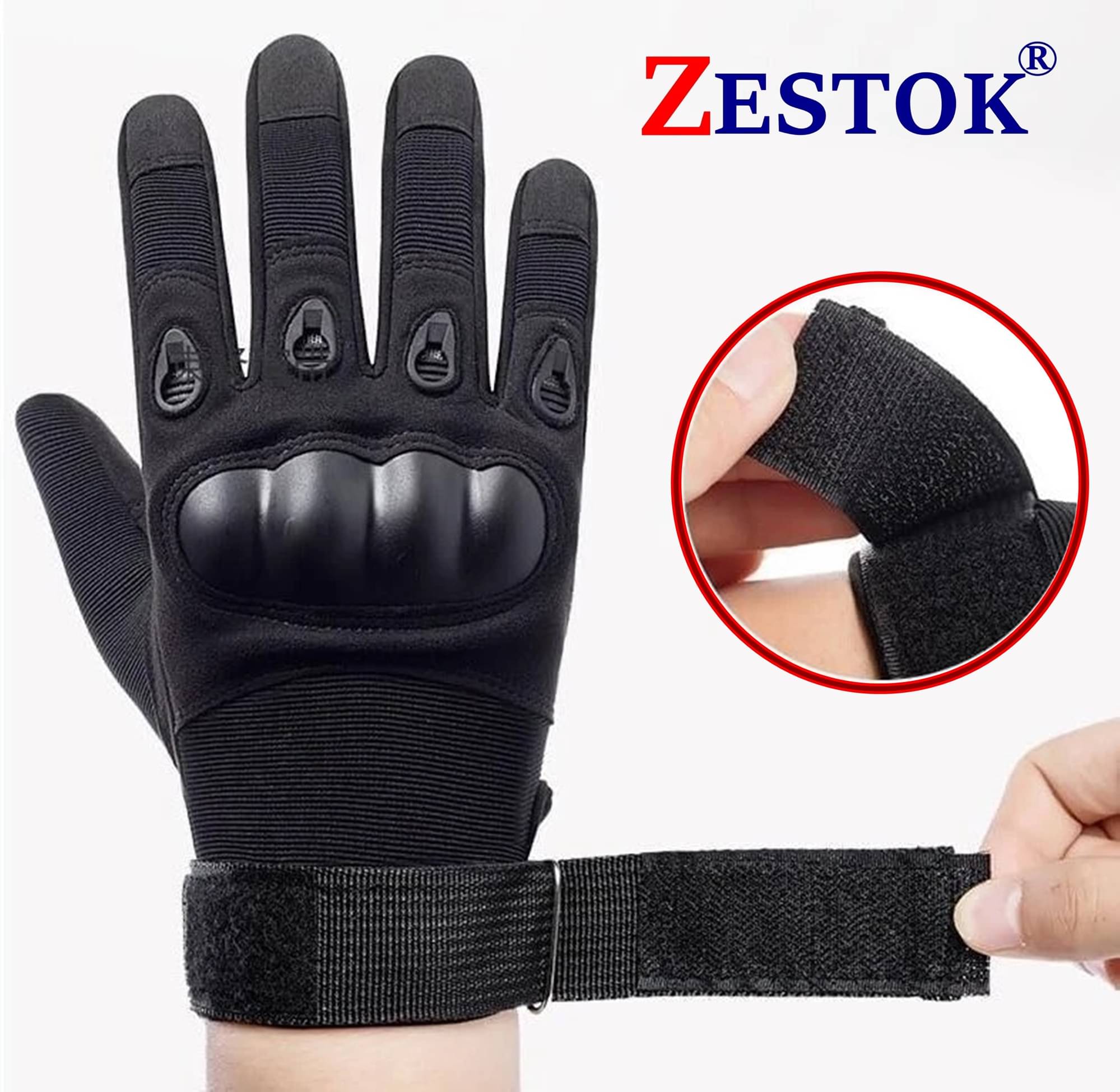     			Zestok Leather Driving Gloves ( Pack of 1 )