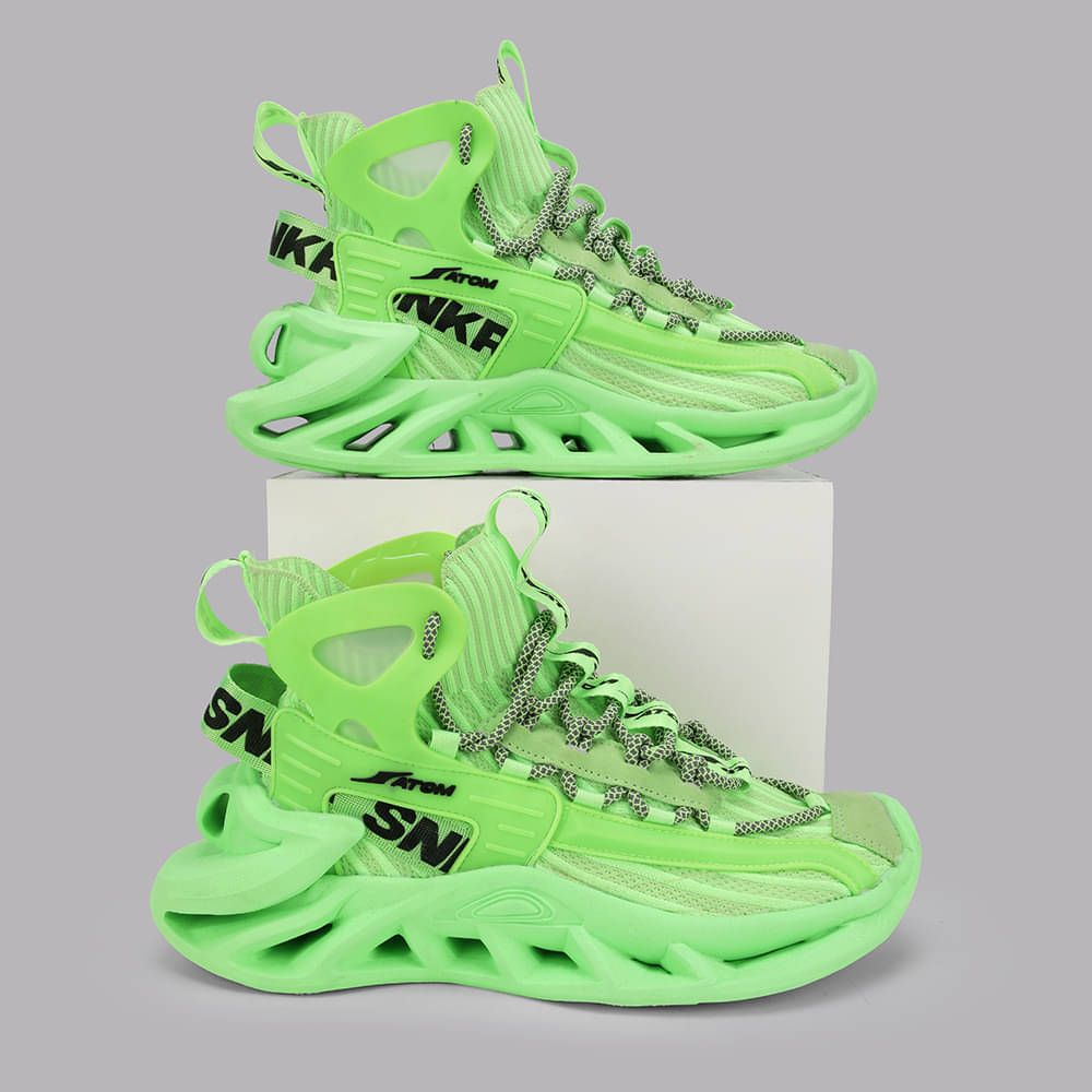 ATOM Dynamic Alphabounce Green Men's Lifestyle Shoes ATOM Dynamic Alphabounce Green Men's Lifestyle Shoes