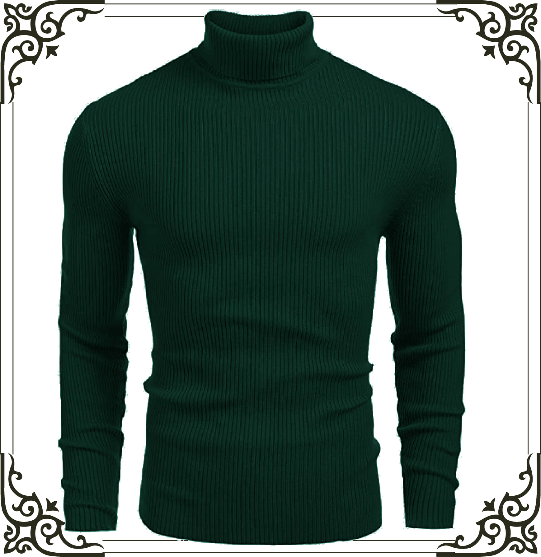 nikline Woollen High Neck Men's Sweatshirt - Green ( Pack of 1 ) nikline Woollen High Neck Men's Sweatshirt - Green ( Pack of 1 )