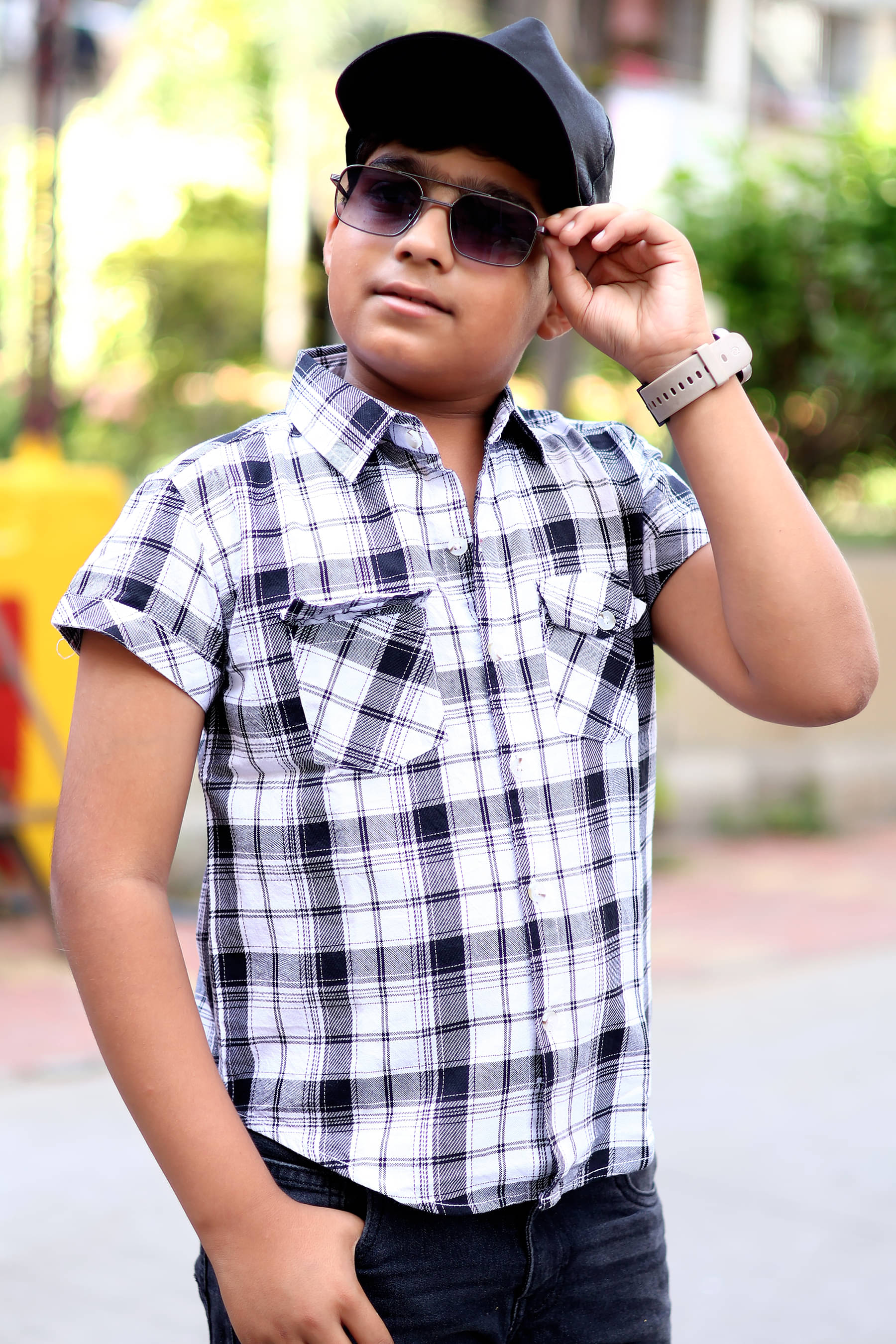 ALY JOHN Pack of 1 Boys 100% Cotton Half Sleeves Shirt ( Multicolor 4 )     			ALY JOHN Pack of 1 Boys 100% Cotton Half Sleeves Shirt ( Multicolor 4 )