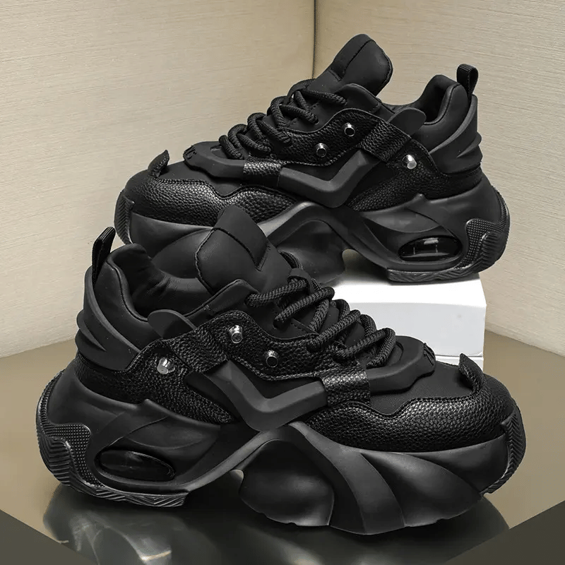     			Akiko Shadow Pulse X1 Black Men's Sneakers